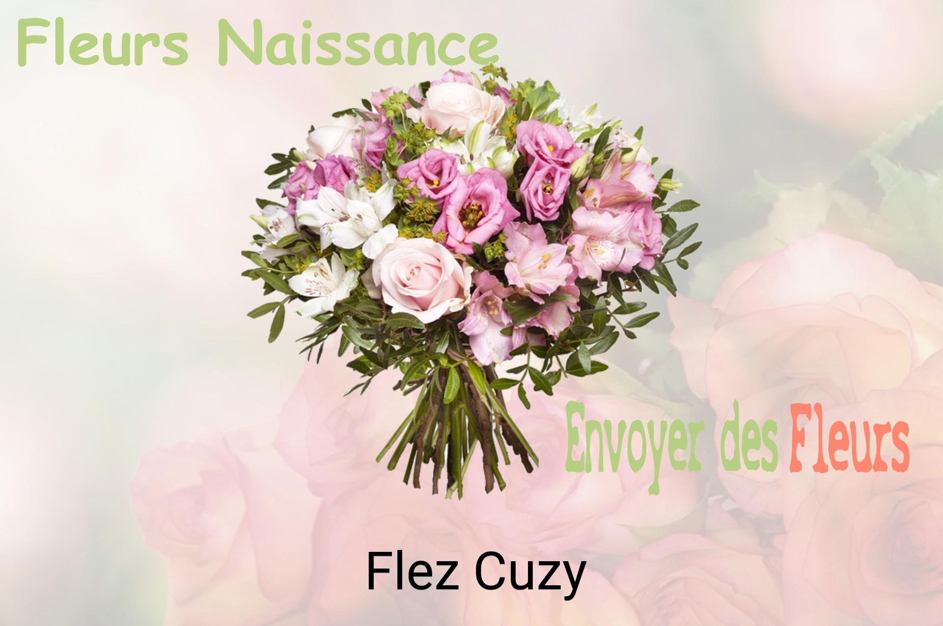 Bouquet de fleurs de naissance livré à Flez-Cuzy